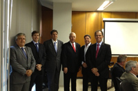 Encontro na Embaixada do Brasil em Londres/Inglaterra do Presidente do SINDAÇÚCAR/PE, Renato Cunha, com os embaixadores; Roberto Jaguaribe e Frederico Arruda, para tratativas da Cota Cxl